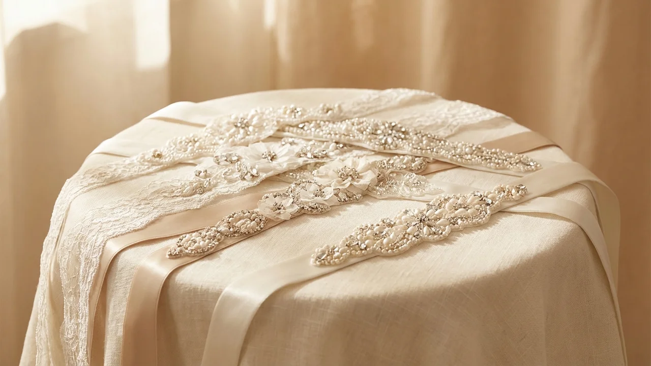 Bridal Sashes & Belts - 1