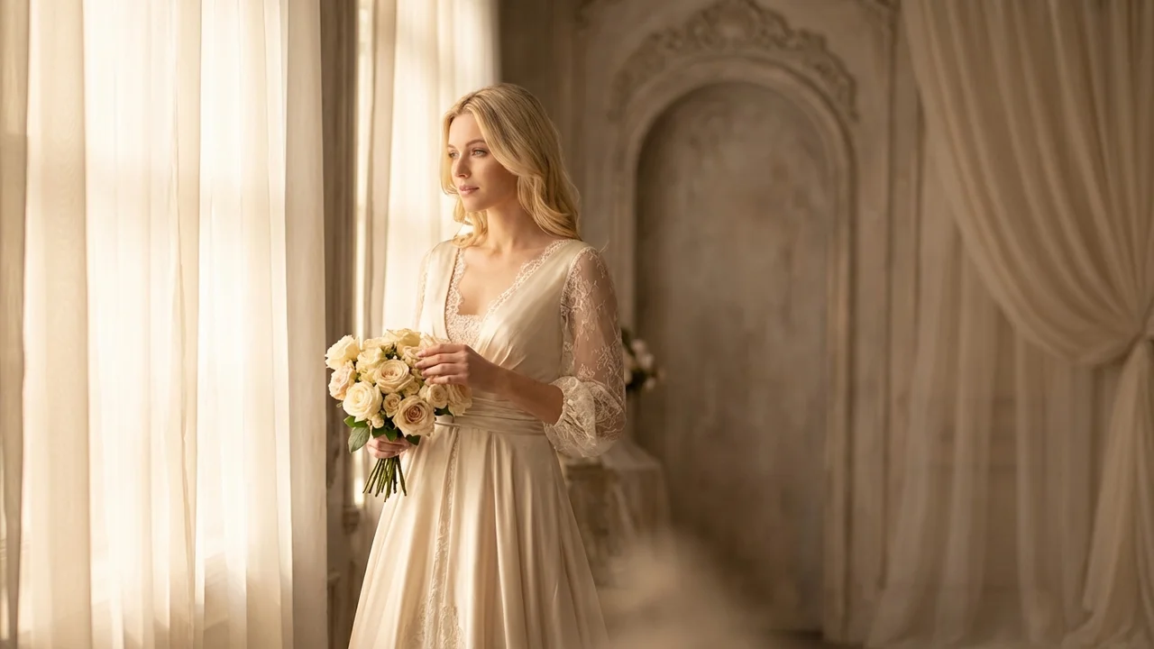 Brautkleider in Champagner - 1