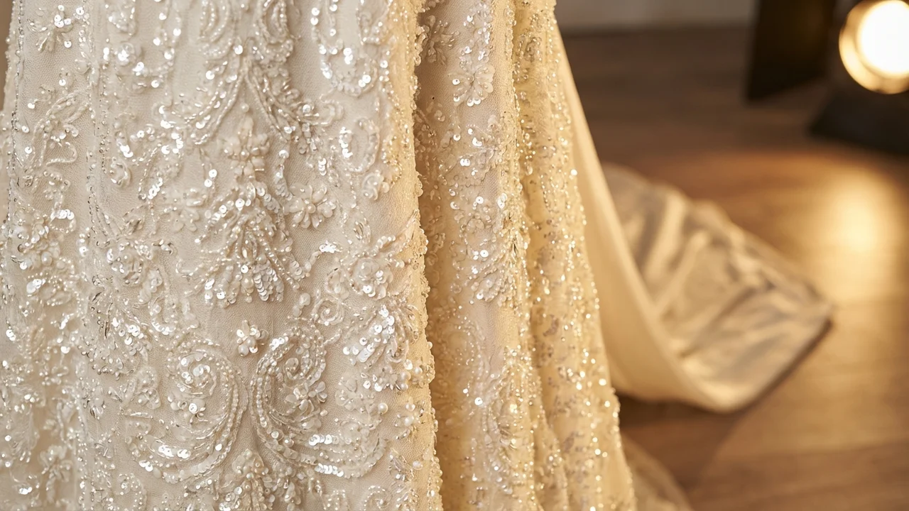 Sequin Wedding Dresses - 1