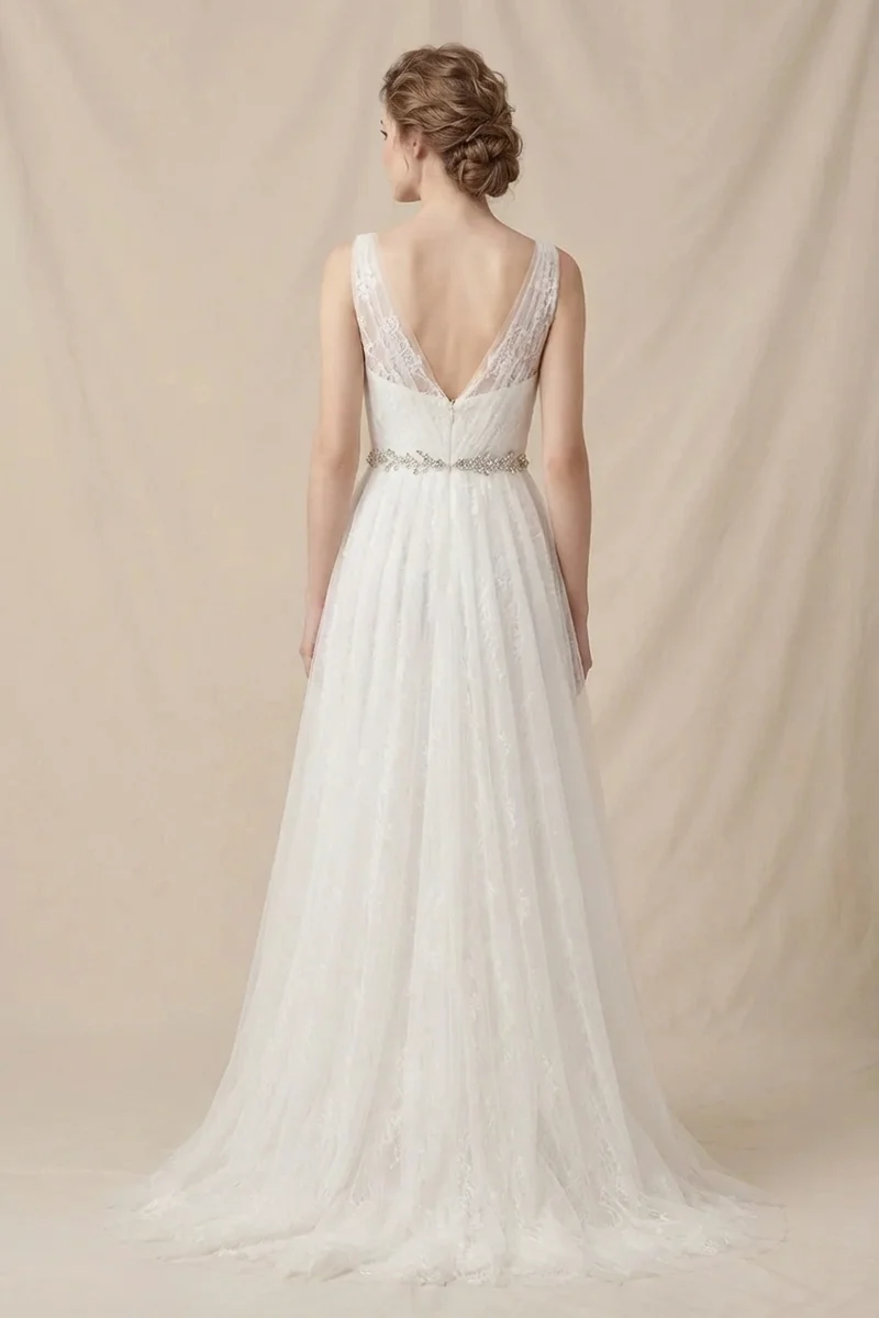 Ceinture de Mariée Motif Vigne en Cristal - 2