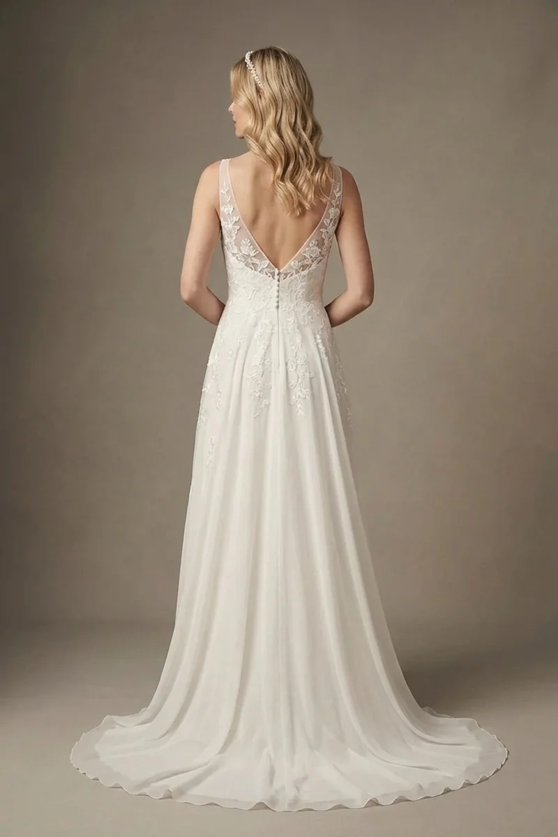 Celestine Pearl Vine Bridal Headband - 2