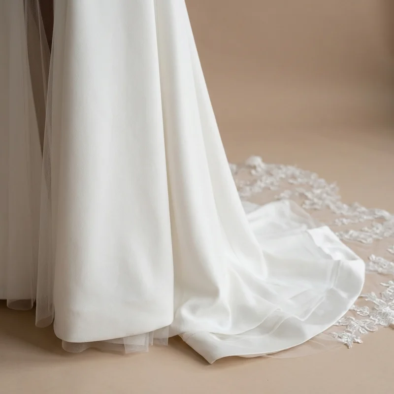 Blazer-Style Registry Office Wedding Dress - 4