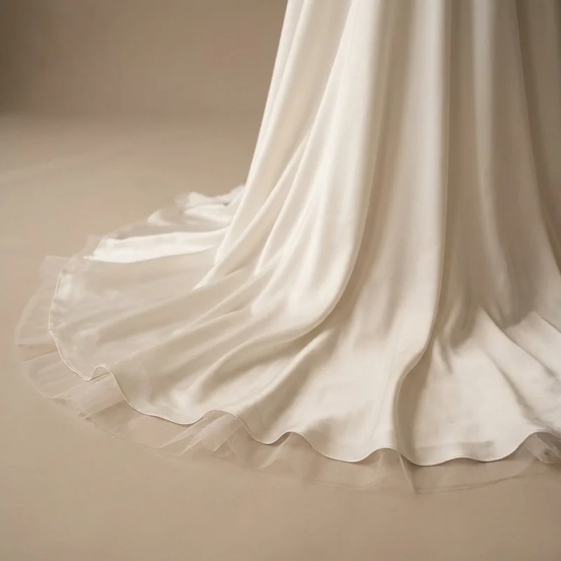 Robe de Mariée Seraphina en Soie Coupe Trapèze - 4