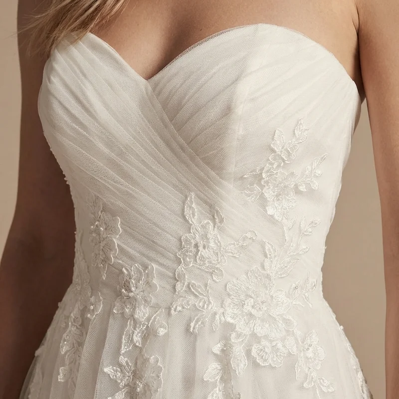 Robe de Mariée en Tulle Bustier à Moins de 100 € - 3