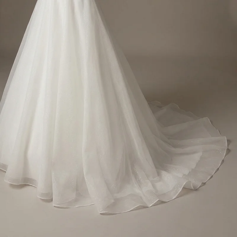 Robe de Mariée Isabelle Sparkle en Organza Coupe Princesse - 4