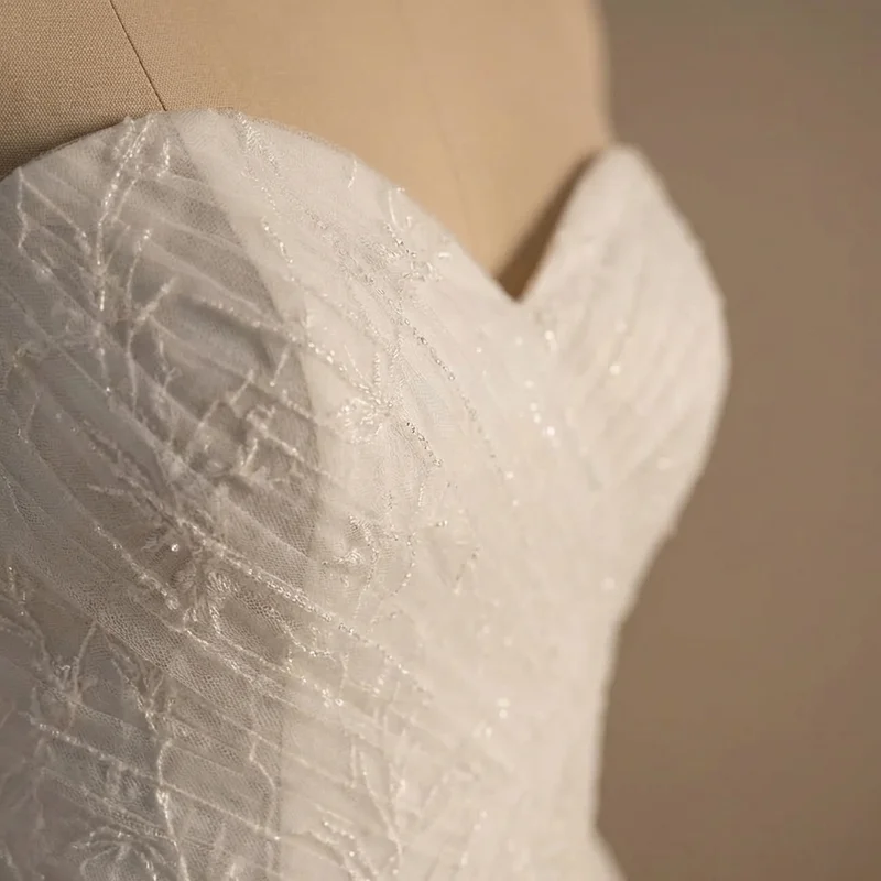 Sparkle Tulle Sweetheart A-Line Dress - 3